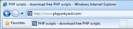 Updted favicon after a refresh in Internet Explorer